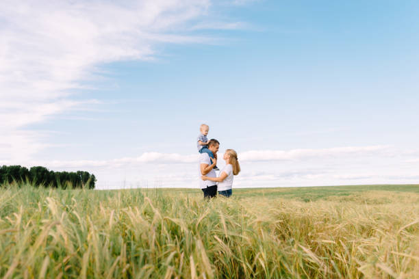 istock happy family on walk outdoors 912657976