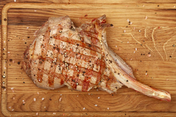 istock Directly Above Shot Of Meat On Cutting Board 912663652