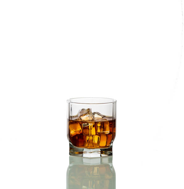 istock A glass of whiskey isolated on white background 912674624
