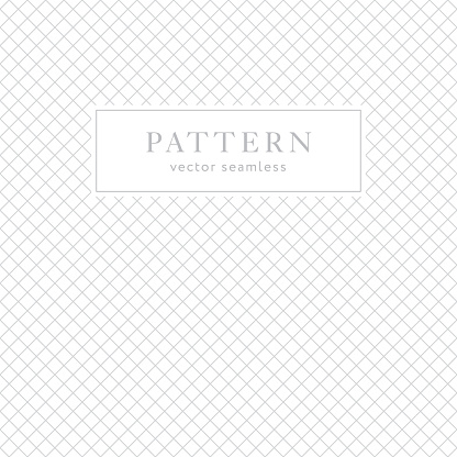 Simple geometric seamless pattern with diagonal crossing lines. Light collection. Abstract textured background design. Vector illustration for minimalistic design. Modern elegant wallpaper.