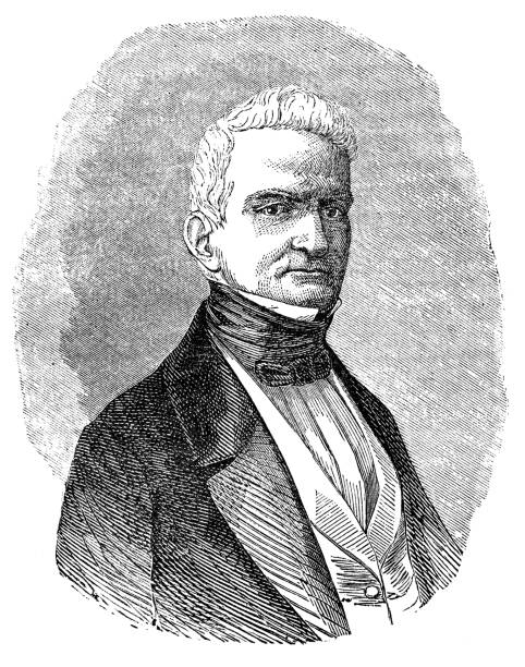Antique illustration: Portrait of Carlo Bernardo Mosca