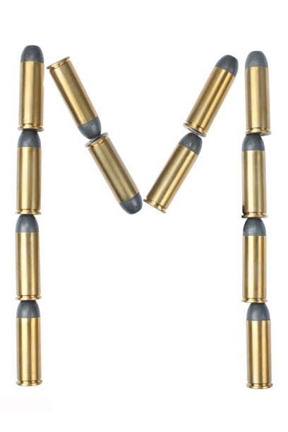 istock ammunition Alphabet, capital letter M 912690244