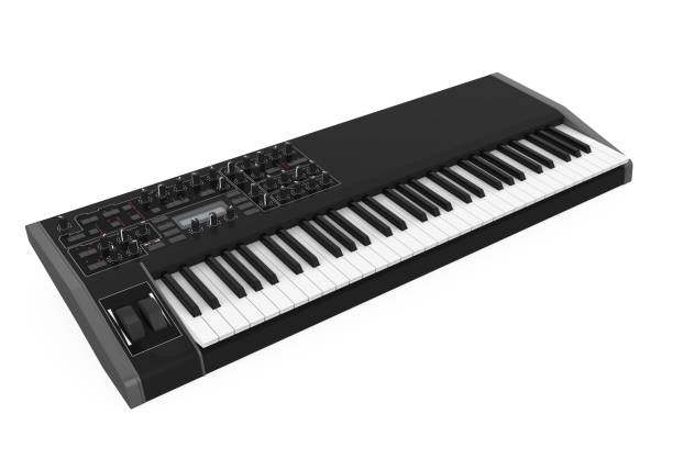istock Electronic Synthesizer Piano Keyboard Isolated 912692718