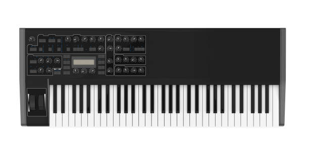 istock Electronic Synthesizer Piano Keyboard Isolated 912692818