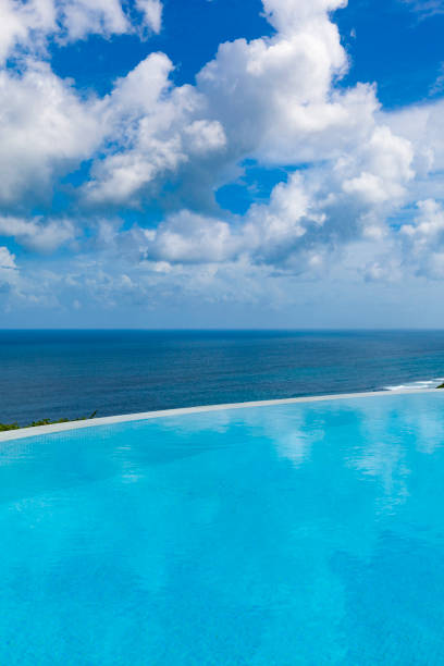 istock infinity pool with ocean view, bali island, indonesia 912693688