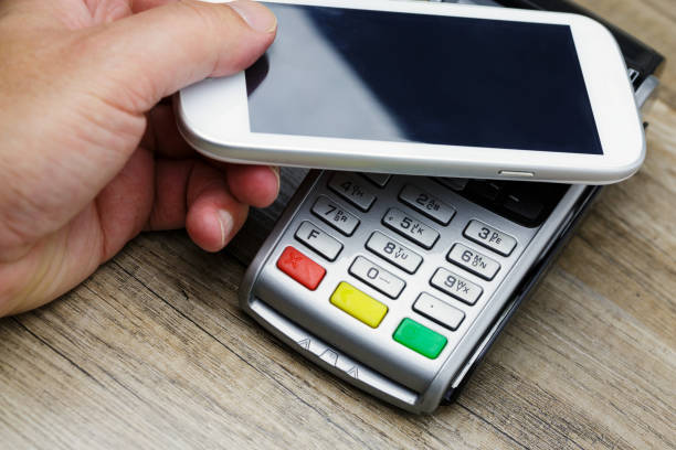 istock Contactless payment with mobile phone 912693868