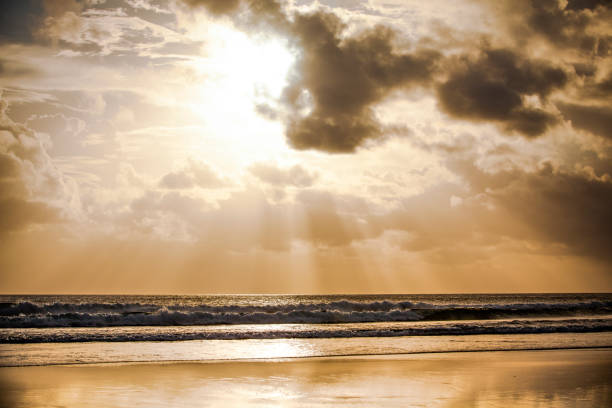istock sunset at seminyak beach on bali island, indonesia 912693992