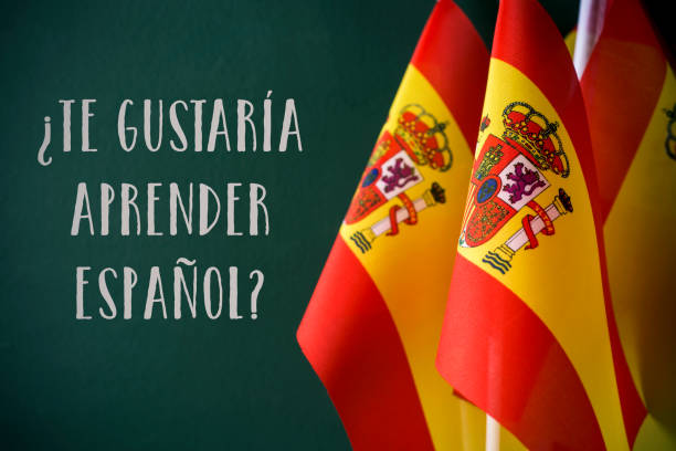 вопрос, вы хотите выучить испанский, на испанском языке - 2334 стоковые фото и изображения