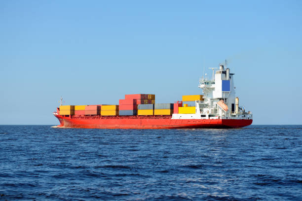 istock red container ship loaded with colorful cargo containers at the sea 912696562