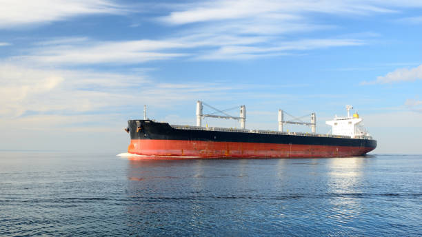 istock red container ship loaded with colorful cargo containers at the sea 912696596