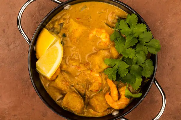 Photo of Sri Lanka Style King Prawn Curry Served In A Bowl