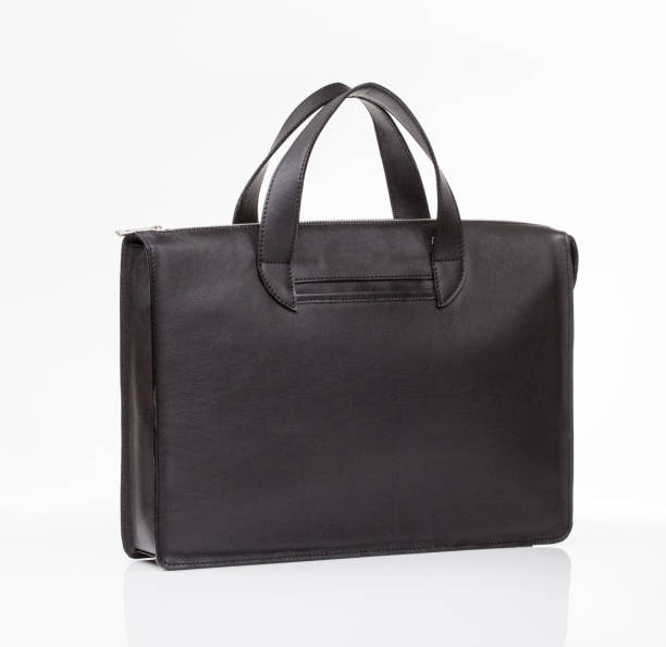 istock modern black leather men casual or business briefcase 912700988