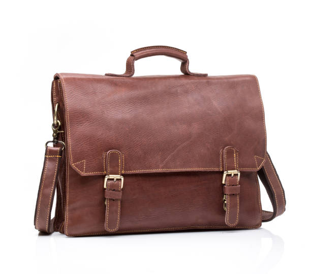 istock modern brown leather men casual or business bag 912701058