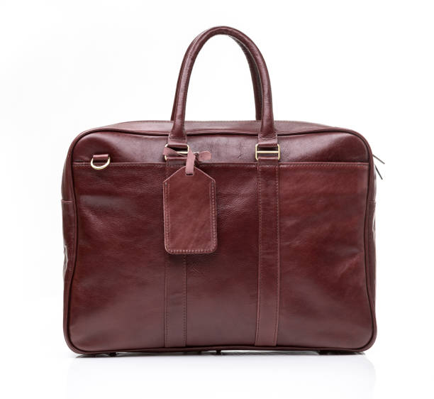 istock modern brown leather men casual or business bag 912701068