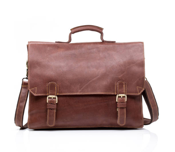 istock modern brown leather men casual or business bag 912701072