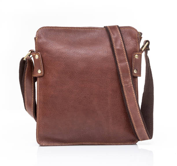 istock modern brown leather men casual or business bag 912701082