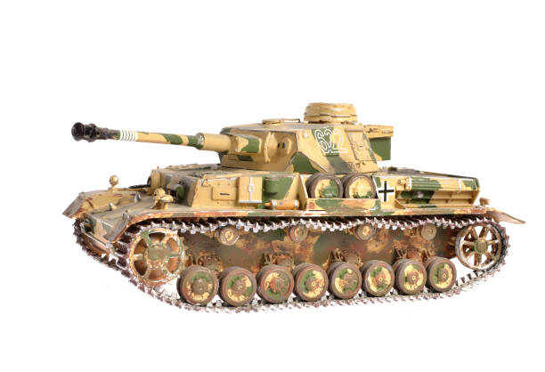 istock scale model of a german tank from WWII 912701876