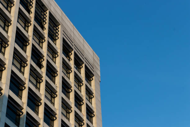 istock Top of white building 912704690