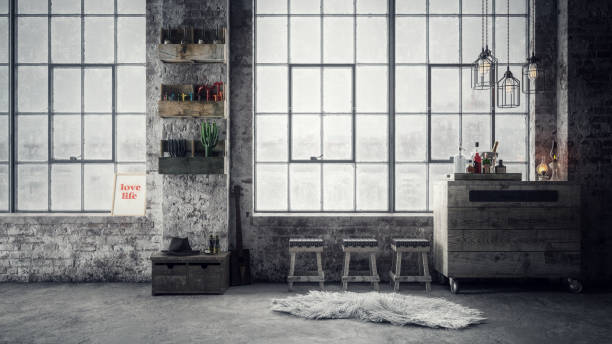 istock Warm Industrial & Cozy Domestic Room (Toned Image) 912708222