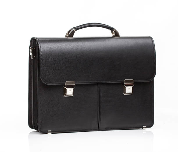 istock modern black leather men casual or business briefcase 912708712