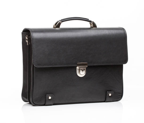 istock modern black leather men casual or business briefcase 912708750