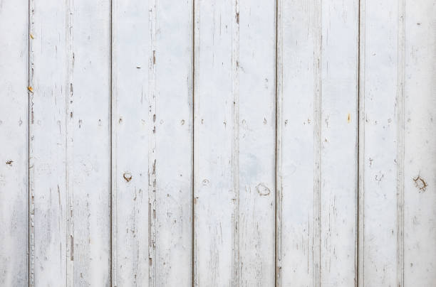 istock Old white wooden wall background texture 912711724