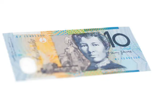 Photo of Ten Australian Dollar Bill - Back
