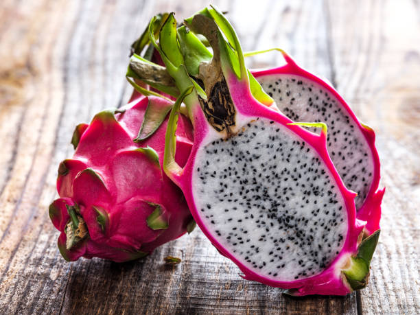 istock Pitaya on a wooden board 912727474