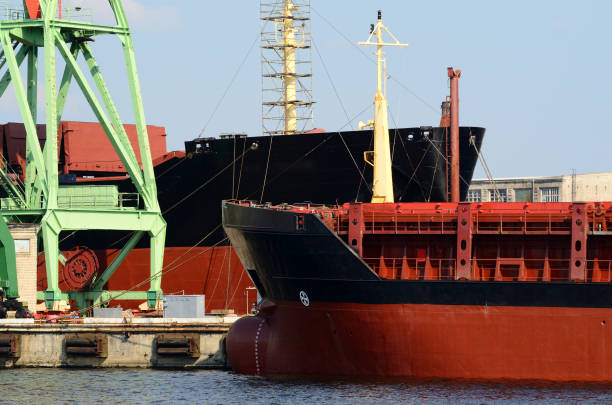 istock Cargo terminal of Ventspils, Larvia. Wide view 912728388