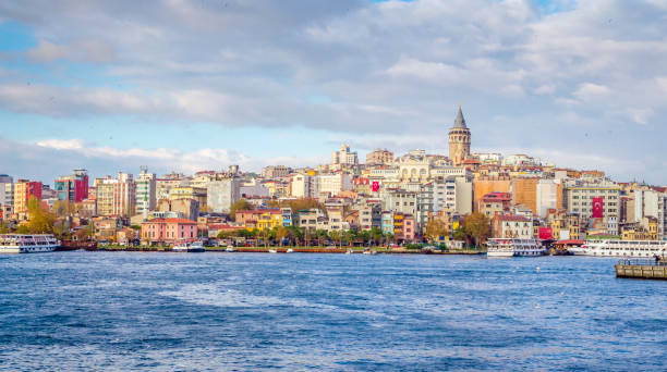 istock Panoramic view of Galata tower in Istanbul, Turkey 912729166