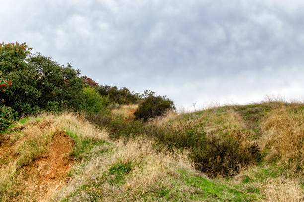 istock Cloudy at top of hills 912734274