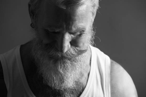 istock Portrait of man with long white beard 912734568