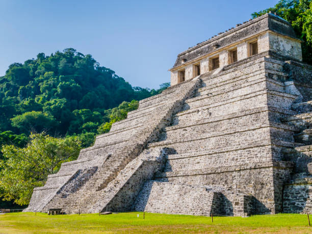 istock Temple of Inscriptions, Palenque, Chiapas, Mexico 912757770