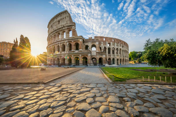 istock Colosseum in Rome with morning sun 912758246