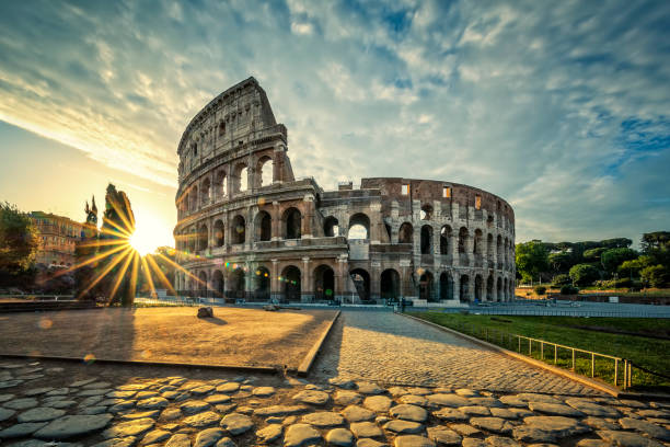 istock View of Colloseum at sunrise 912758252
