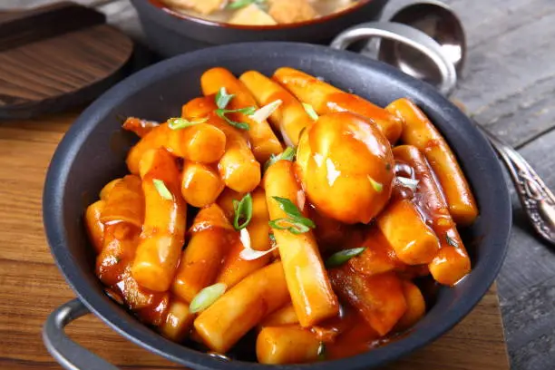 Hot and spicy Tteokbokki / Korean food