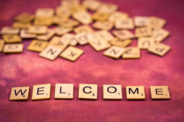 istock Welcome - Alphabet wooden letters Concepts 912785924