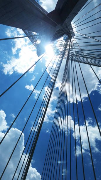 istock Cable-stayed bridge in Sao Paulo Brazil 912789448