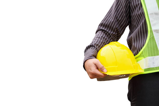istock engineer worker with blueprint and safety helmet isolated on white background 912802710