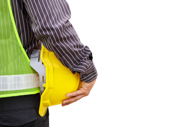 istock engineer worker with blueprint and safety helmet isolated on white background 912802714