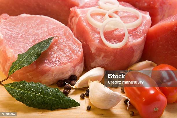 Carne Cruda - Fotografie stock e altre immagini di Bistecca di manzo - Bistecca di manzo, Carne, Carne rossa