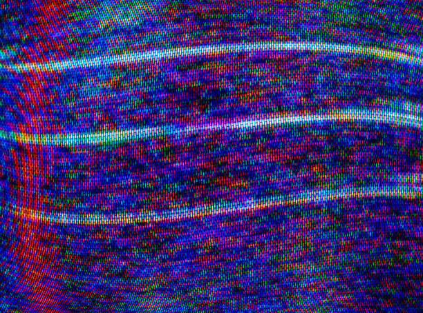 istock Close-up of television static 912815572