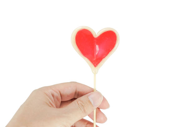 istock Valentine's lollipop heart-shaped 912825734