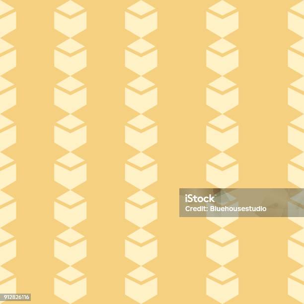 Rectangular Prism Repeating Seamless Pattern Stylevector Stock ...