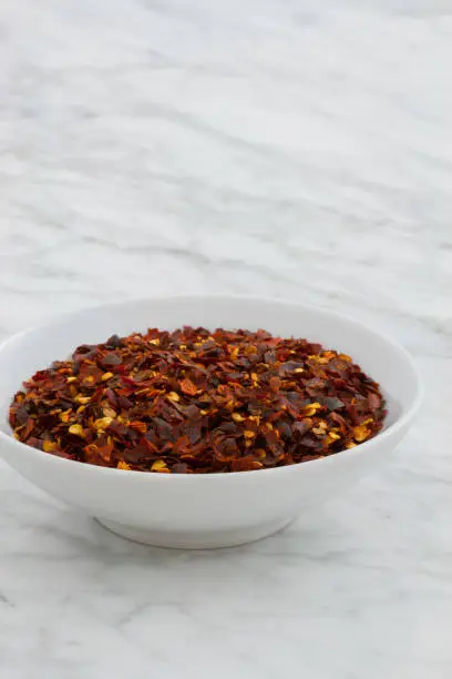 dried red hot pepper flakes spicy and delicious