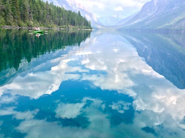 istock The reflections of Kintla Lake 912830176