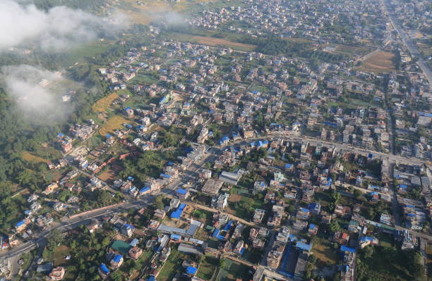 istock Pokhara town arial cityscape Nepal 912833380