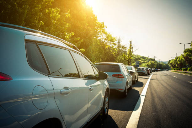 istock Car on asphalt road in summer 912837870