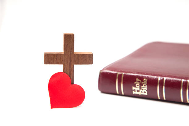 istock For God so loved the world - A Cross on a white background 912838494