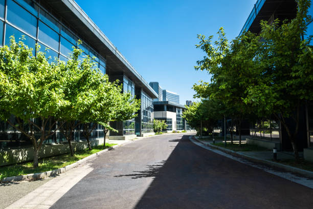 istock exterior of a modern small office building 912845724